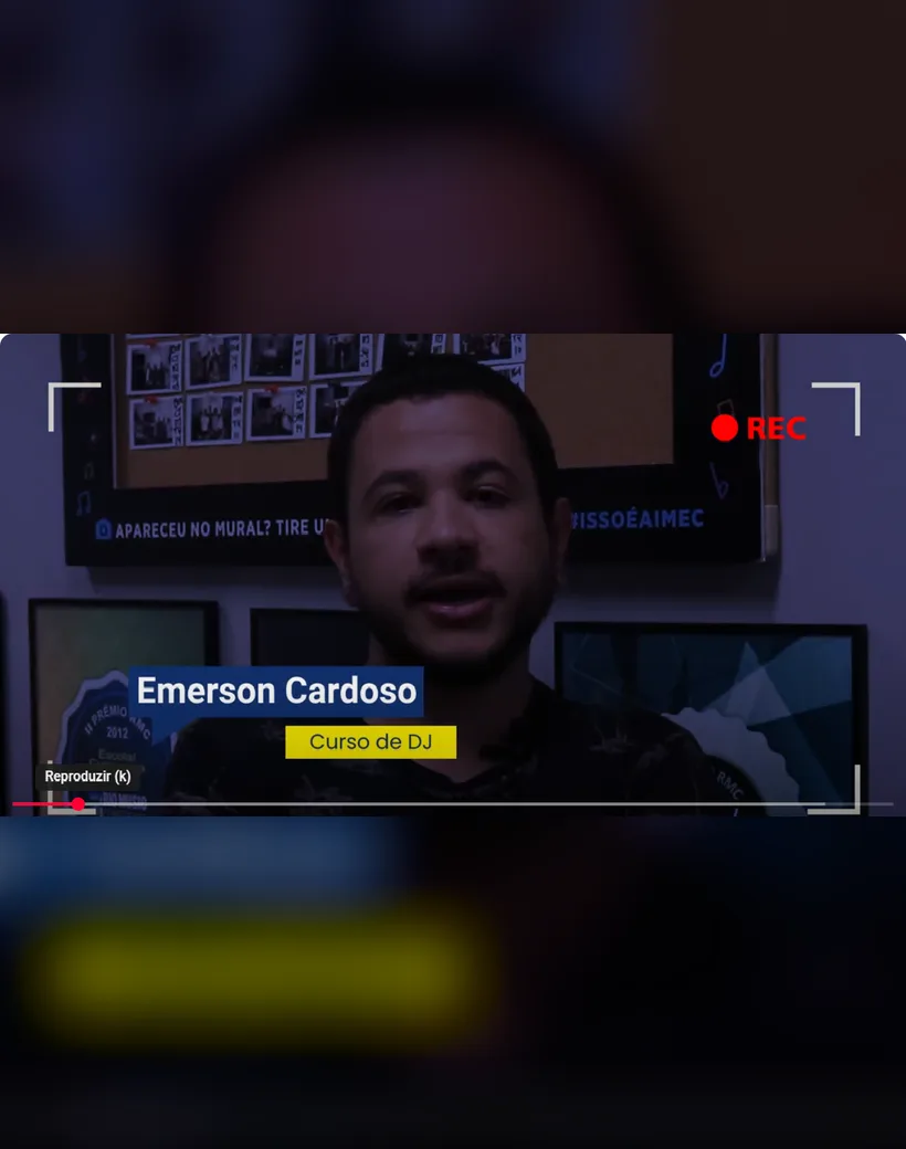 Depoimentos em vídeo